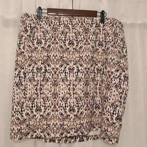 Merona snake skin print skirt